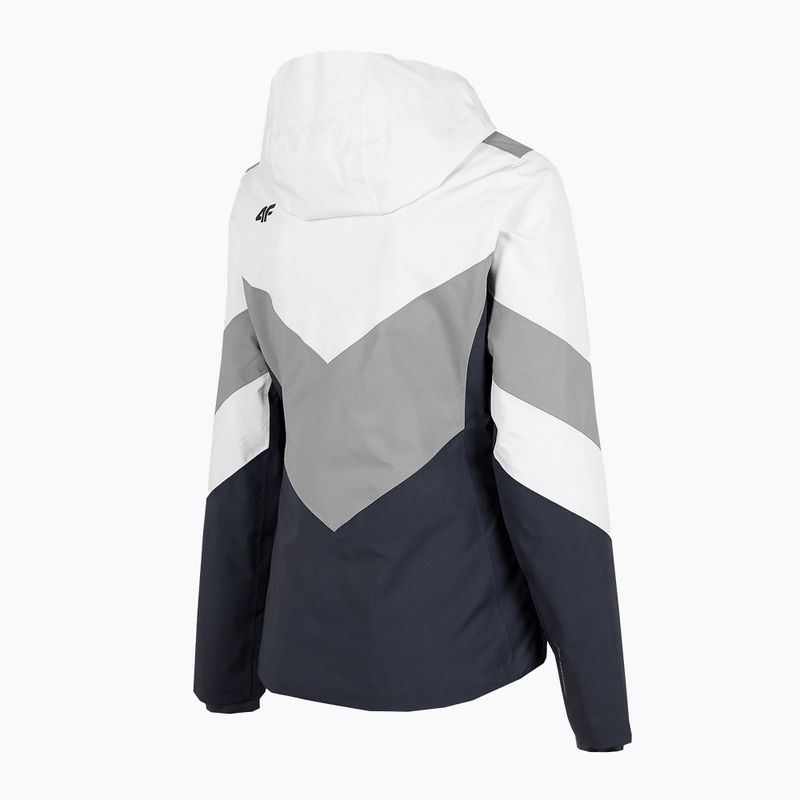 Damen-Skijacke 4F schwarz-grau H4Z22-KUDN008 8