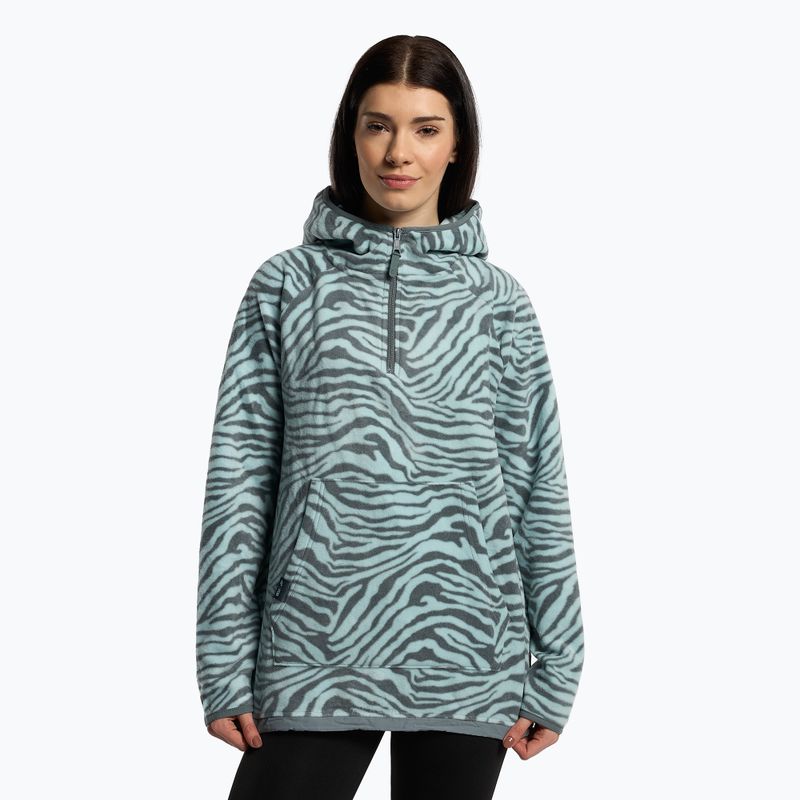 Damen Snowboard-Sweatshirt 4F PLD010 hellblau H4Z22-PLD010