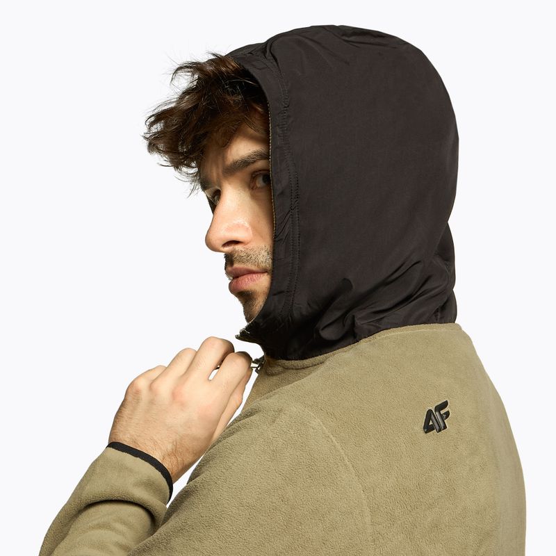 Herren 4F PLM011 khaki Snowboard-Sweatshirt H4Z22-PLM011