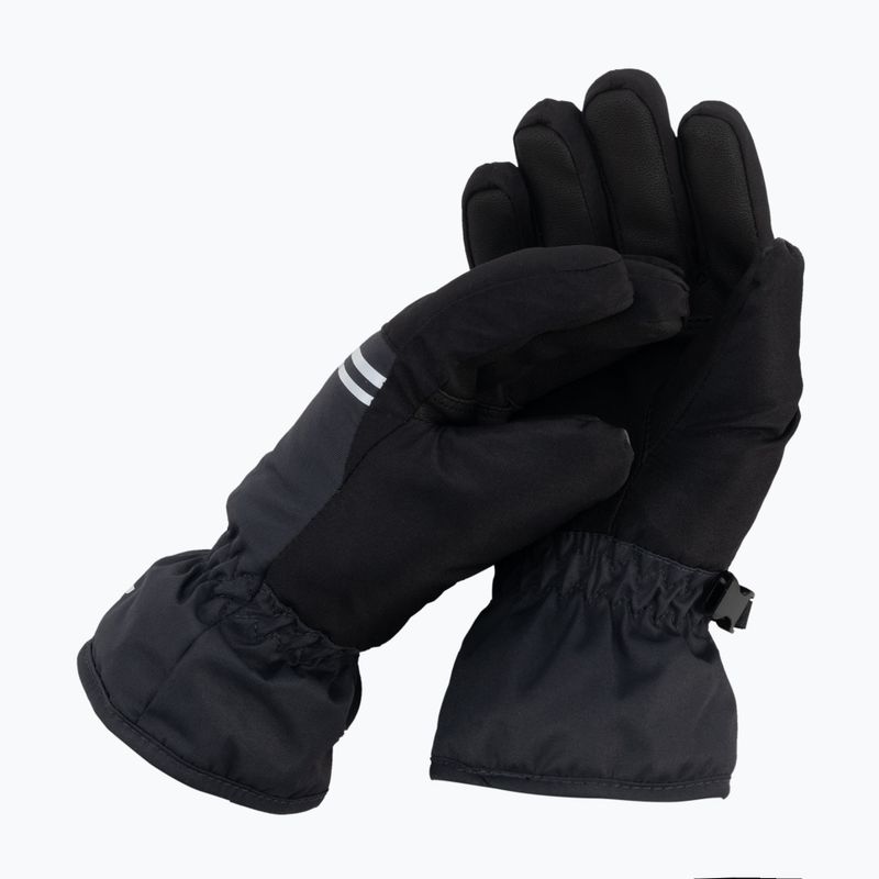 Kinder-Skihandschuhe 4F grau-schwarz 4FJAW22AFGLM038