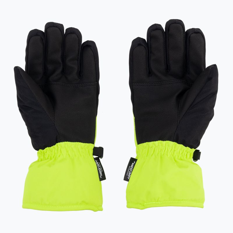 Kinder-Skihandschuhe 4F grün-schwarz 4FJAW22AFGLM038 2