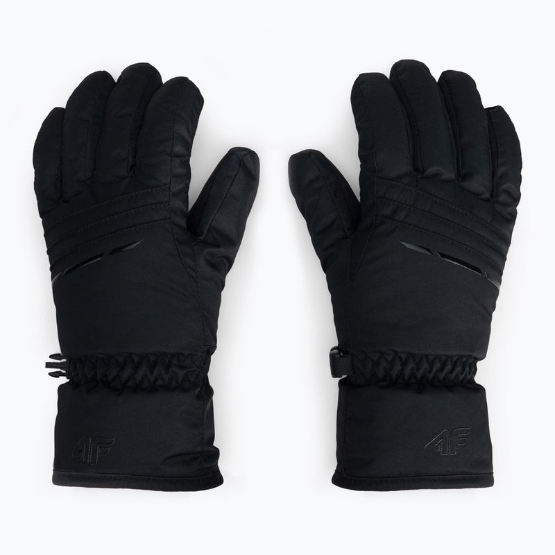 Damen-Skihandschuhe 4F schwarz H4Z22-RED002 4