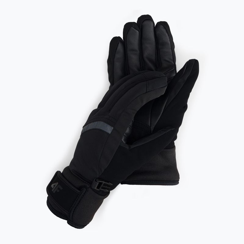Damen-Skihandschuhe 4F schwarz H4Z22-RED004