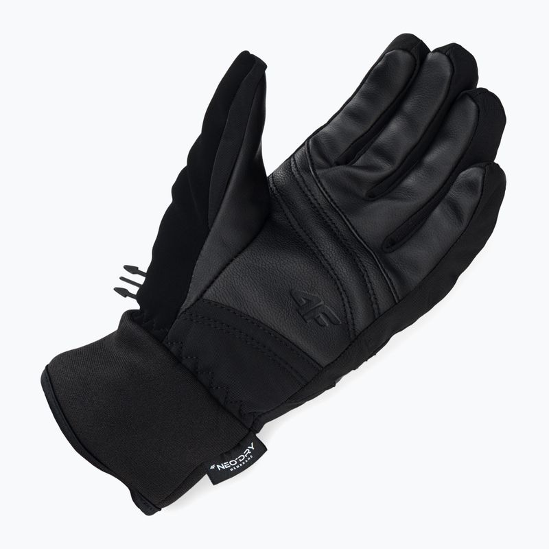 Damen-Skihandschuhe 4F schwarz H4Z22-RED004 5