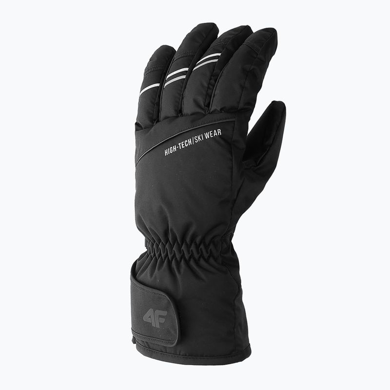 Herren-Skihandschuhe 4F REM002 schwarz H4Z22-REM002