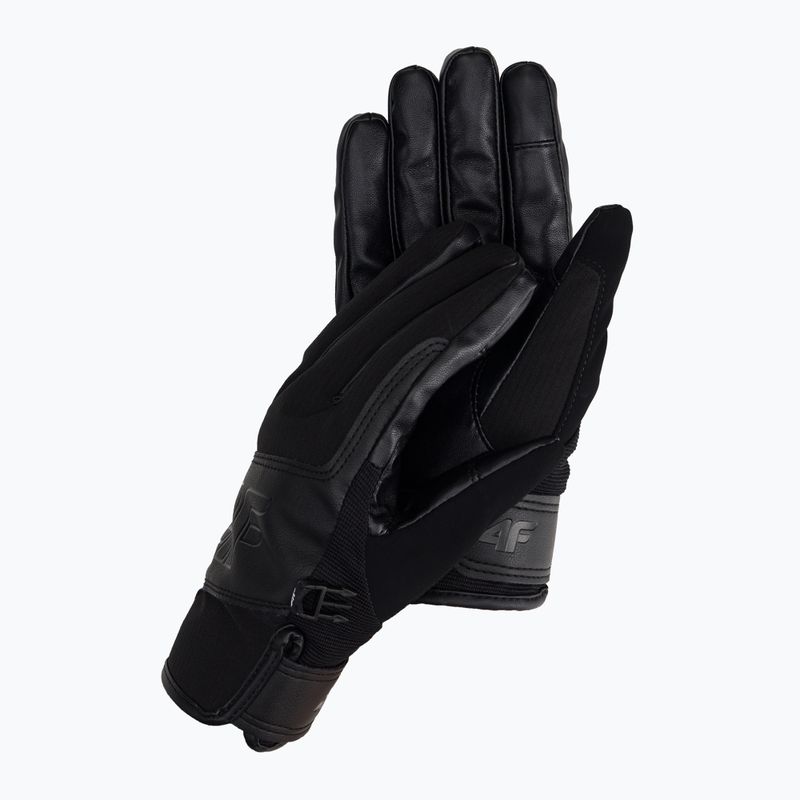 Herren-Skihandschuhe 4F schwarz H4Z22-REM004