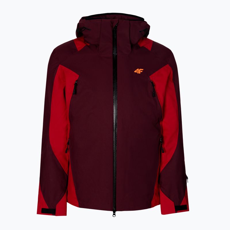 Herren 4F Skijacke burgunderrot H4Z21-KUMN015 13