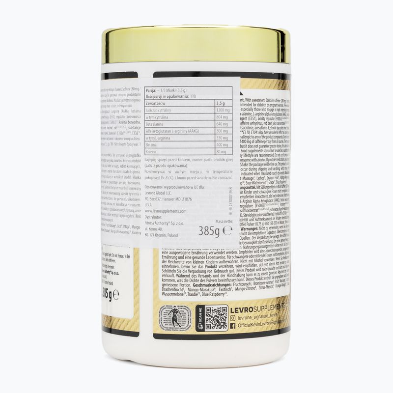 Fitness Authority Levrone Gold Maryland Muscle Machine Pre-Workout 385 g exotisch 2