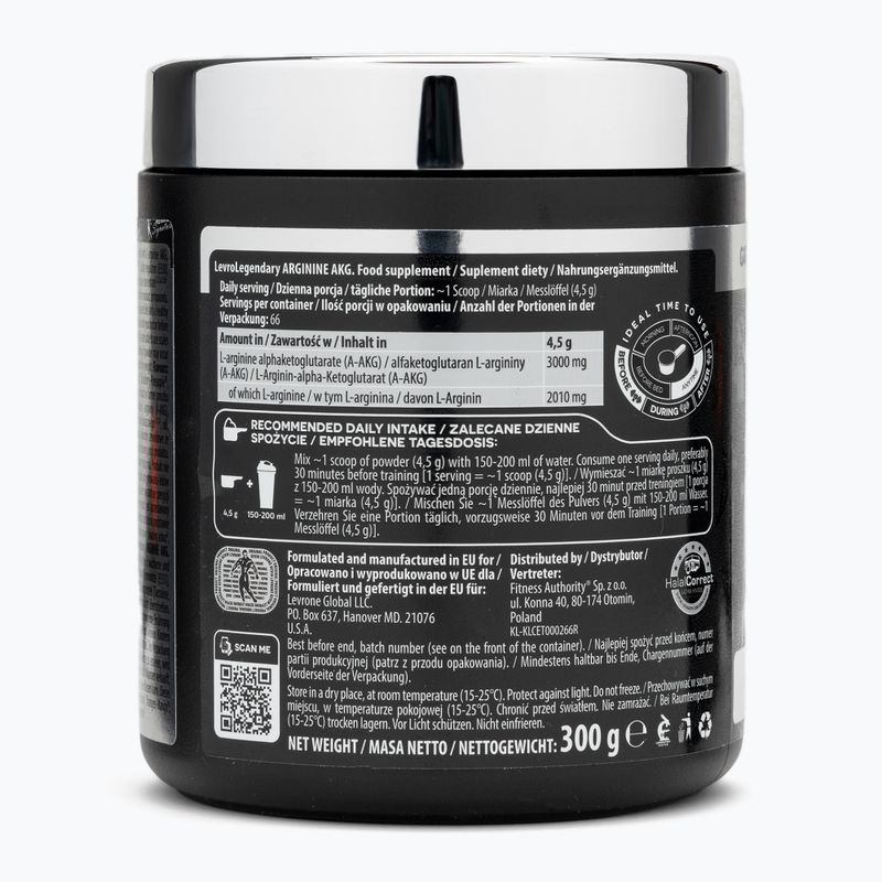 Aminosäuren Fitness Authority Levrone Legendäres Arginin 300 g exotisch 2