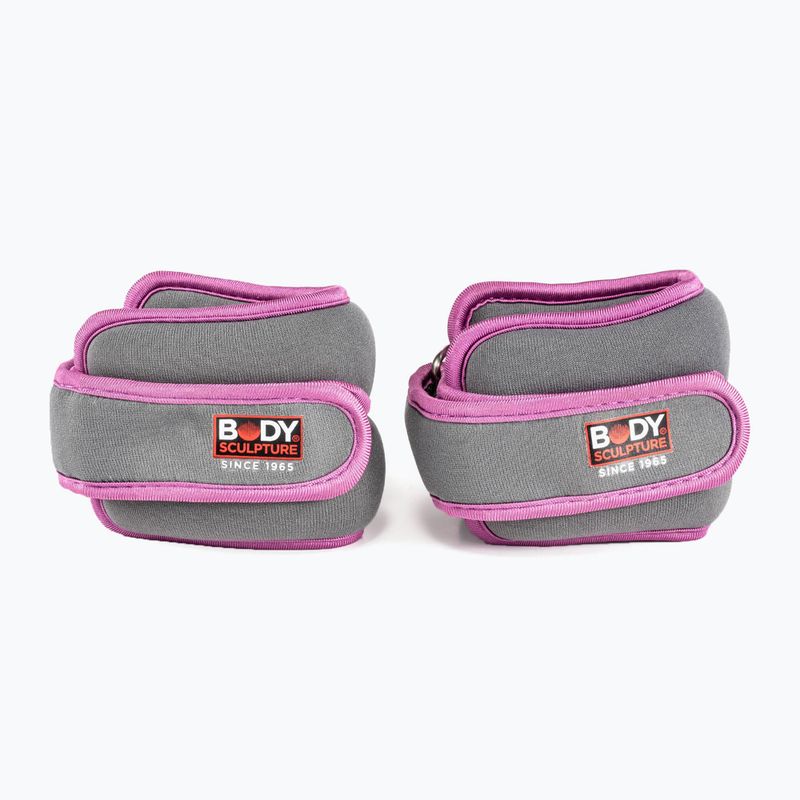 Handgelenksgewichte Body Sculpture Bb 2700Uepk 2 x 0,5 kg grey/pink 2