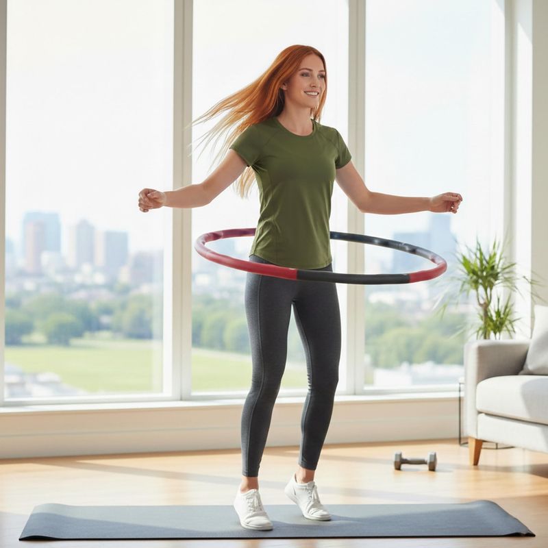 Hula-Hoop mit Gewicht Body Sculpture Bb 6450 2 Kg black/red 10