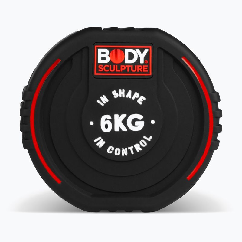 Gummihantel Body Sculpture TPU BW 133 6 kg black 4