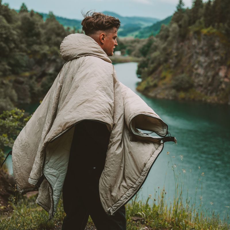 Ponccho OFFLANDER isoliert wasserdicht grau 9