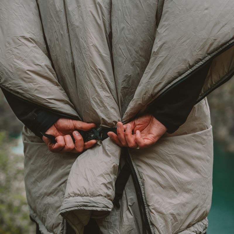 Ponccho OFFLANDER isoliert wasserdicht grau 11