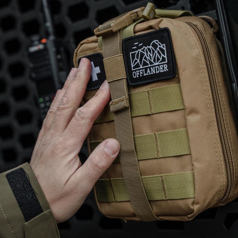 Taktische Tasche OFFLANDER Molle 3 l khaki 6