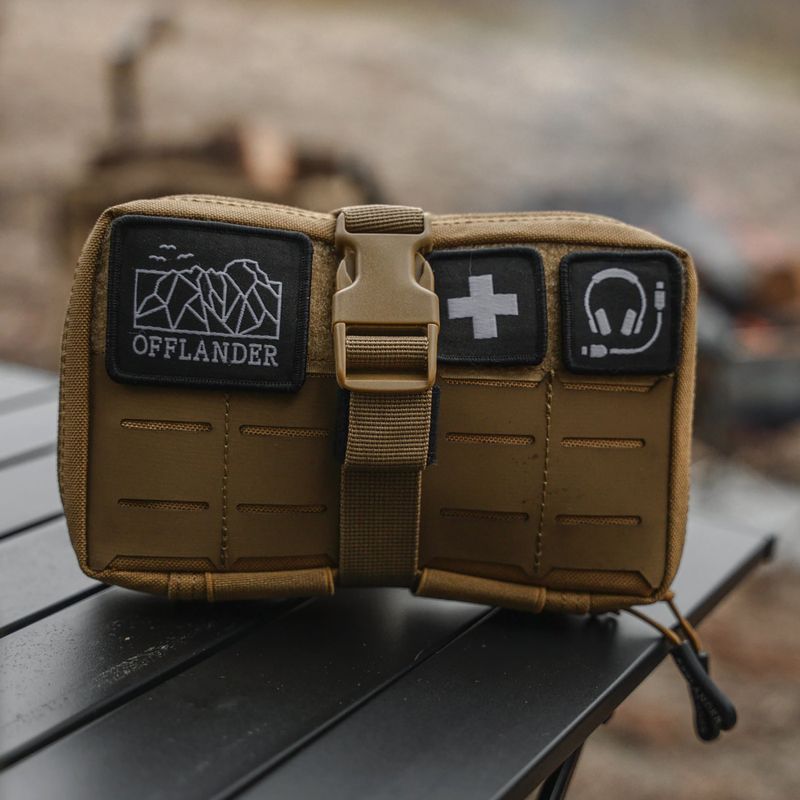 Taktische Tasche OFFLANDER Molle Powerbank 1 l khaki 4