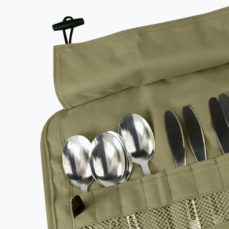 Besteckset OFFLANDER Camping Cutlery Set with Case green 5