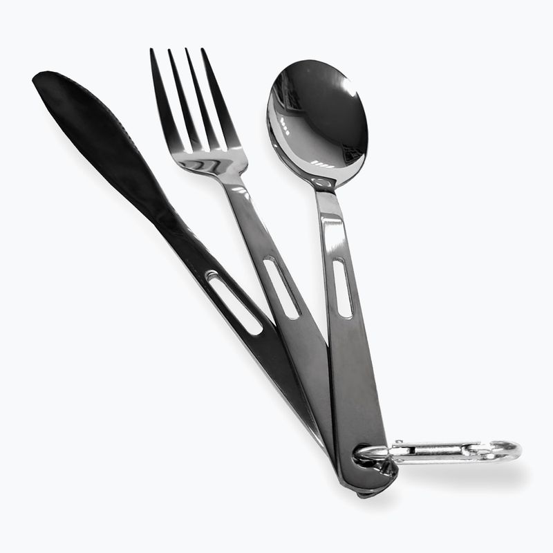 Besteckset OFFLANDER Camping Cutlery Set with Case green 8