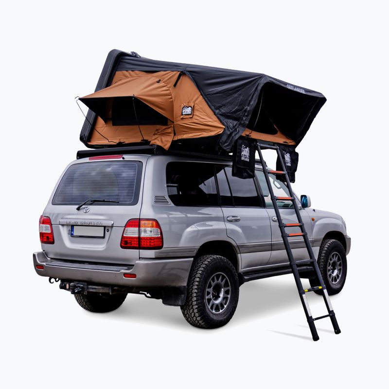 Dachzelt für 2 Personen OFFLANDER Fold 2 Grizzly beige/brown 2