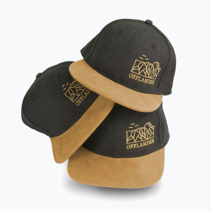 Basecap Offlander Snapback black/sand 2