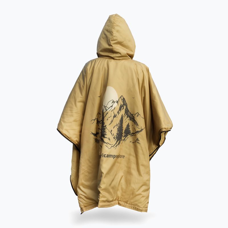 Poncho OFFLANDER OFF_CACC leichtes beheiztes Gelb 2