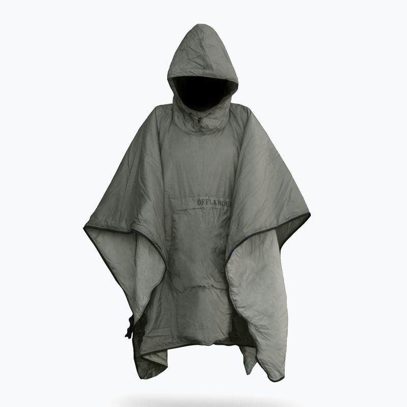 Poncho OFFLANDER wasserdicht grau 4