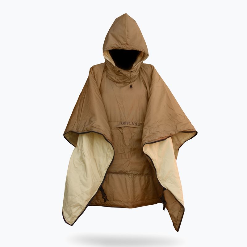 Poncho OFFLANDER OFF_CACC leichtgewichtig beheizt braun 4