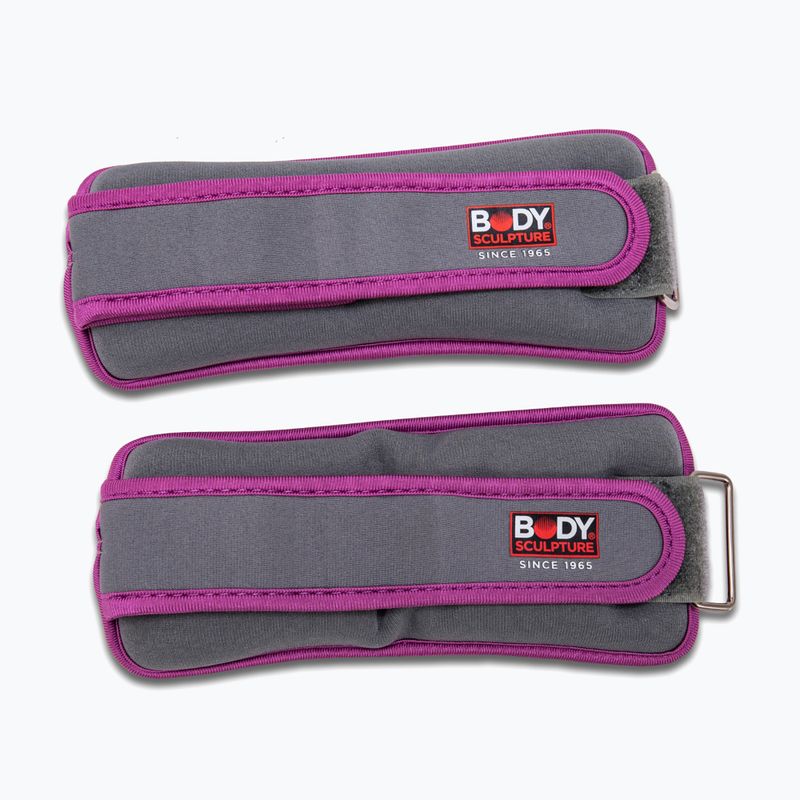 Handgelenksgewichte Body Sculpture Bb 2700U 2 x 0,5 kg grey/purple 2