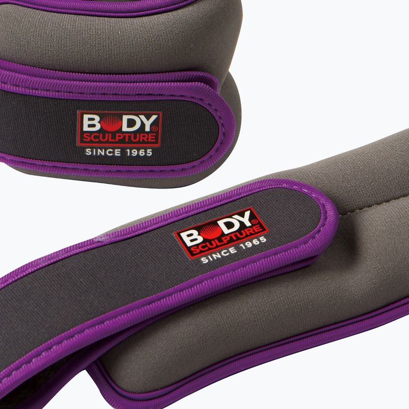 Handgelenksgewichte Body Sculpture Bb 2700U 2 x 0,5 kg grey/purple 3