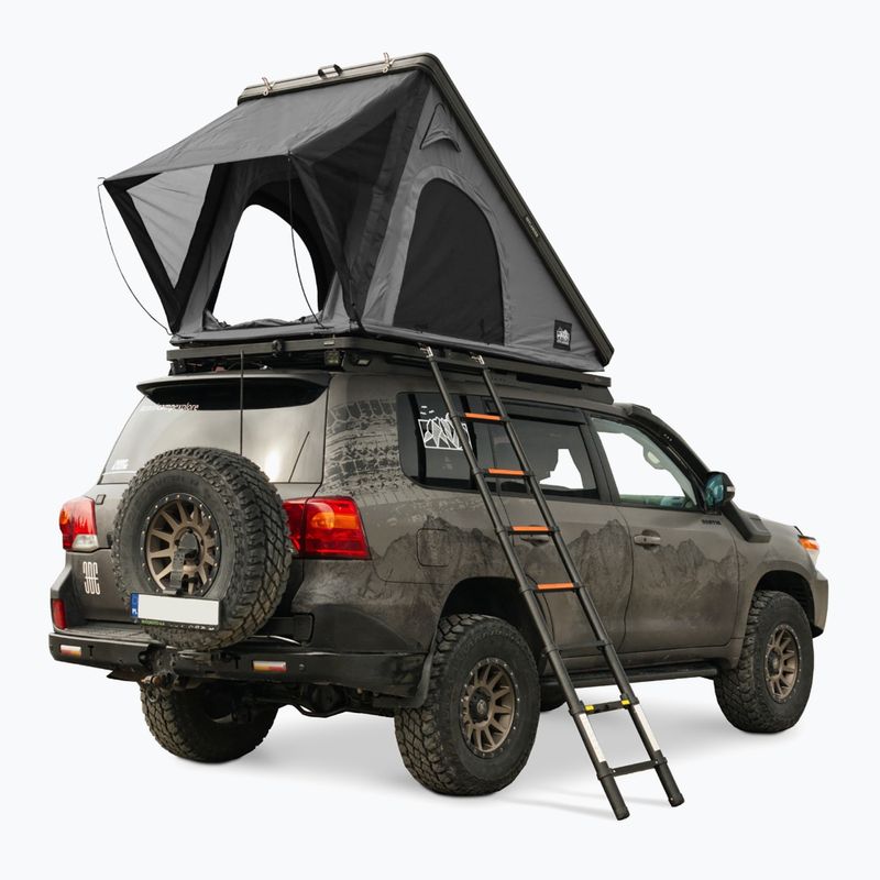 Dachzelt für 2 Personen OFFLANDER Triangle Slim Wolf black 2