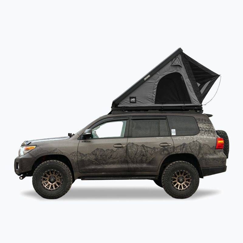 Dachzelt für 2 Personen OFFLANDER Triangle Slim Wolf black 5
