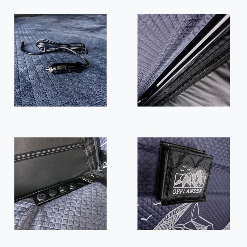 Dachzelt für 2 Personen OFFLANDER Fold 2 Wolf gray 9
