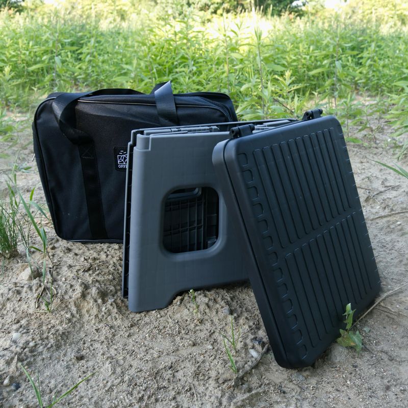 Camping-Toilette OFFLANDER Portable Folding Camping Toilet black 7