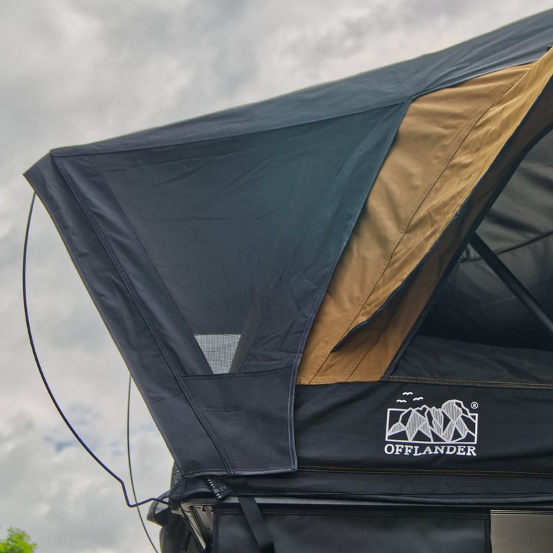Dachzelt für 3 Personen OFFLANDER Fold E 150 brown/black 11