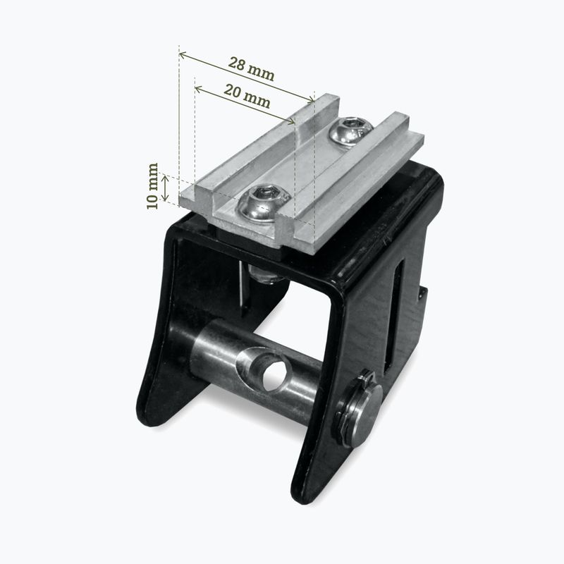 Montagehalterung OFFLANDER Anti-Theft Roof Tent Brackets 4 pack black 8