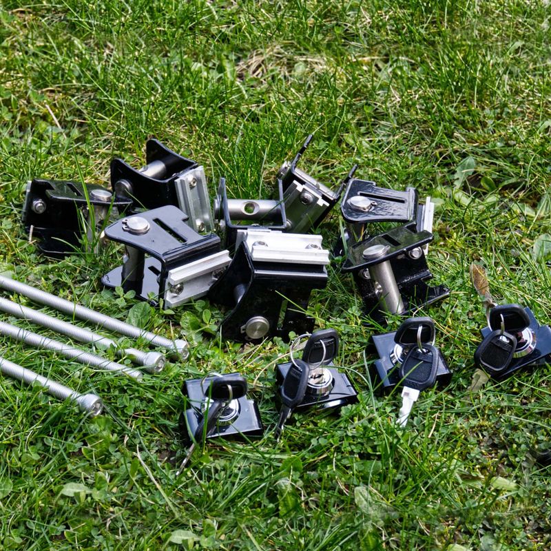 Montagehalterung OFFLANDER Anti-Theft Roof Tent Brackets 4 pack black 10