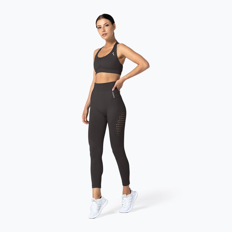 Carpatree Phase Nahtlose Leggings für Frauen Graphit CP-PSL-GR 4