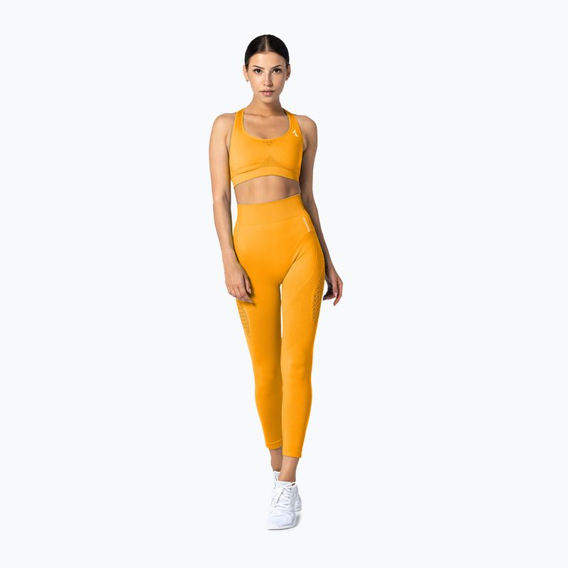 Carpatree Phase Nahtlose Leggings für Frauen Gelb CP-PSL-GY 2