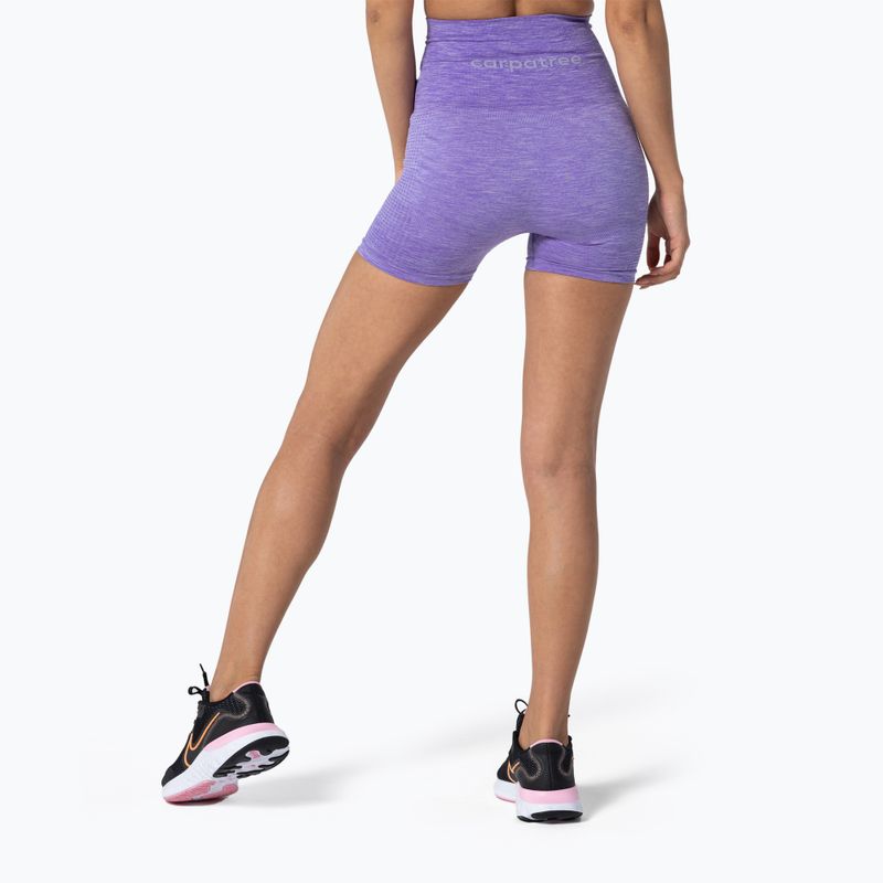 Damen Carpatree Nahtlose Shorts Modell One lila SSOC-C 3