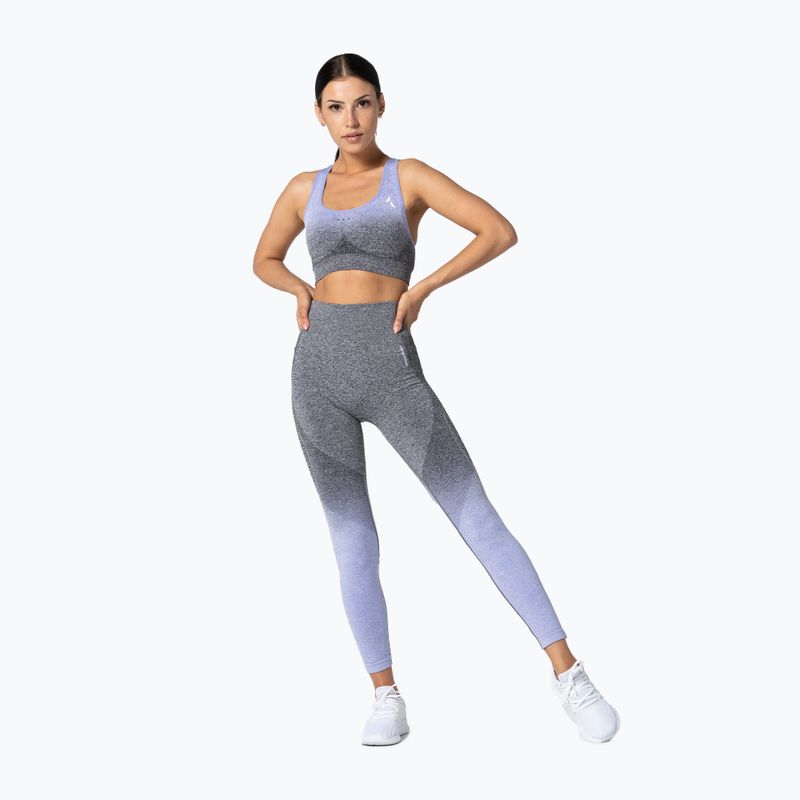 Carpatree Phase Nahtloser lila-grauer Fitness-BH CP-PSB-PG 2