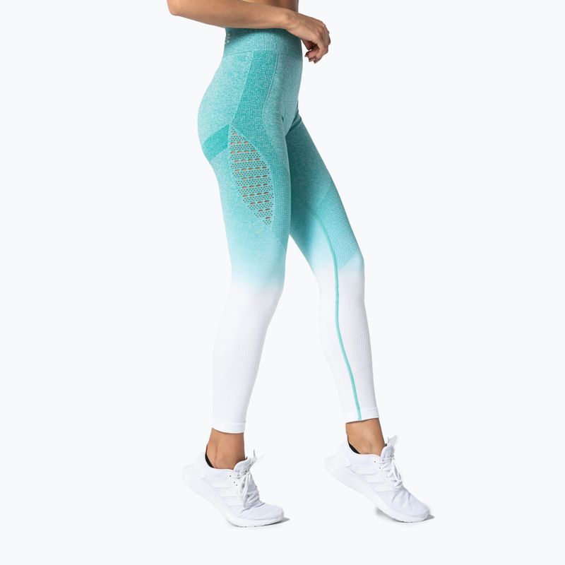 Damen Carpatree Phase Nahtlose Leggings blau-weiß CP-PSL-TW 2