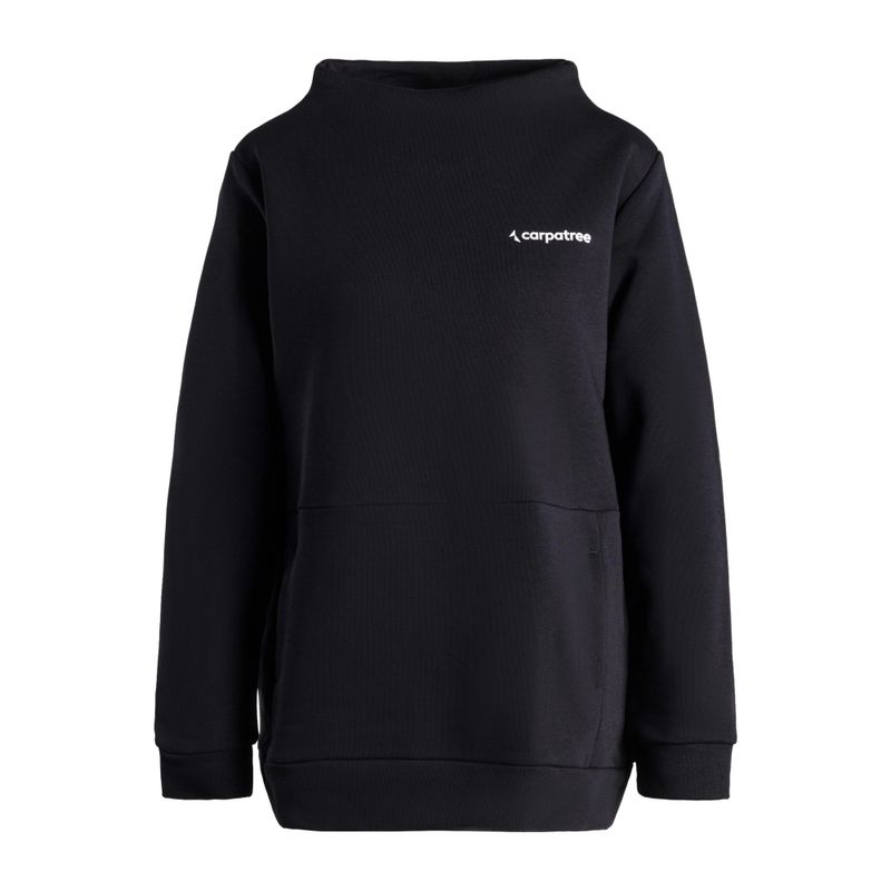 Damen Carpatree Trichterhals-Sweatshirt Schwarz CPW-FUS-1043-BL