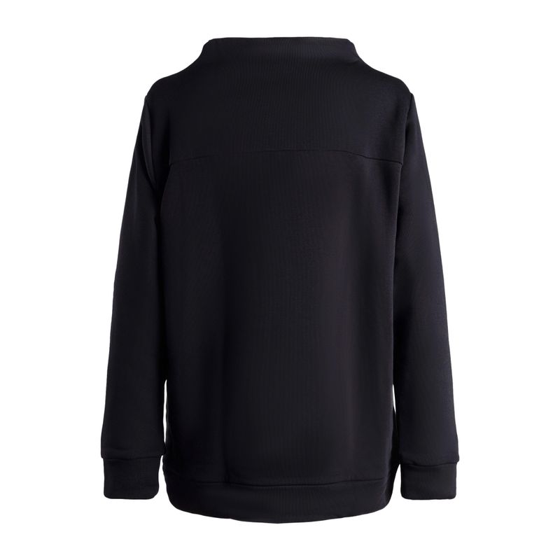Damen Carpatree Trichterhals-Sweatshirt Schwarz CPW-FUS-1043-BL 2