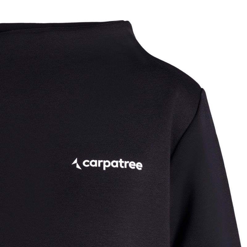 Damen Carpatree Trichterhals-Sweatshirt Schwarz CPW-FUS-1043-BL 3