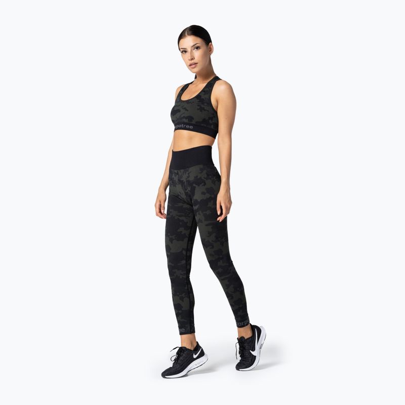 Carpatree Camo Nahtloser grüner Fitness-BH 3
