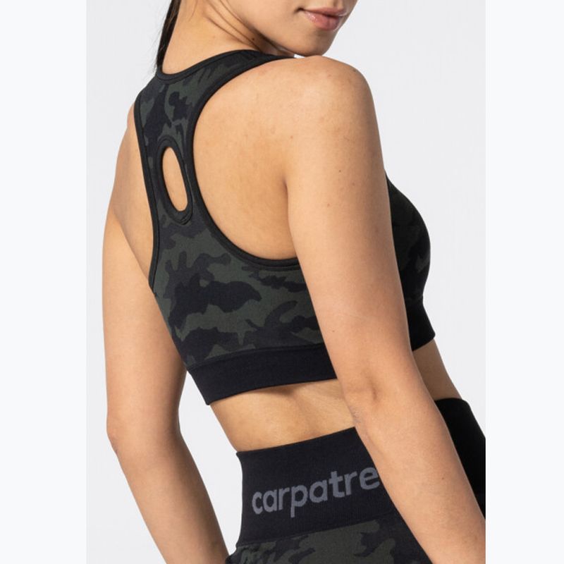 Carpatree Camo Nahtloser grüner Fitness-BH 4