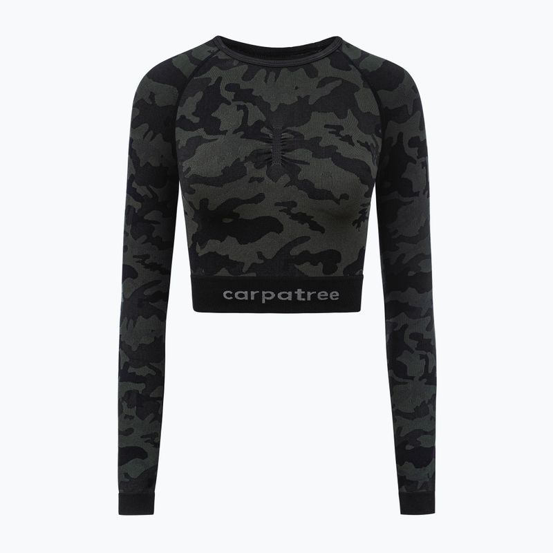 Damen Trainingsjacke Carpatree Camo Nahtlos grün 5