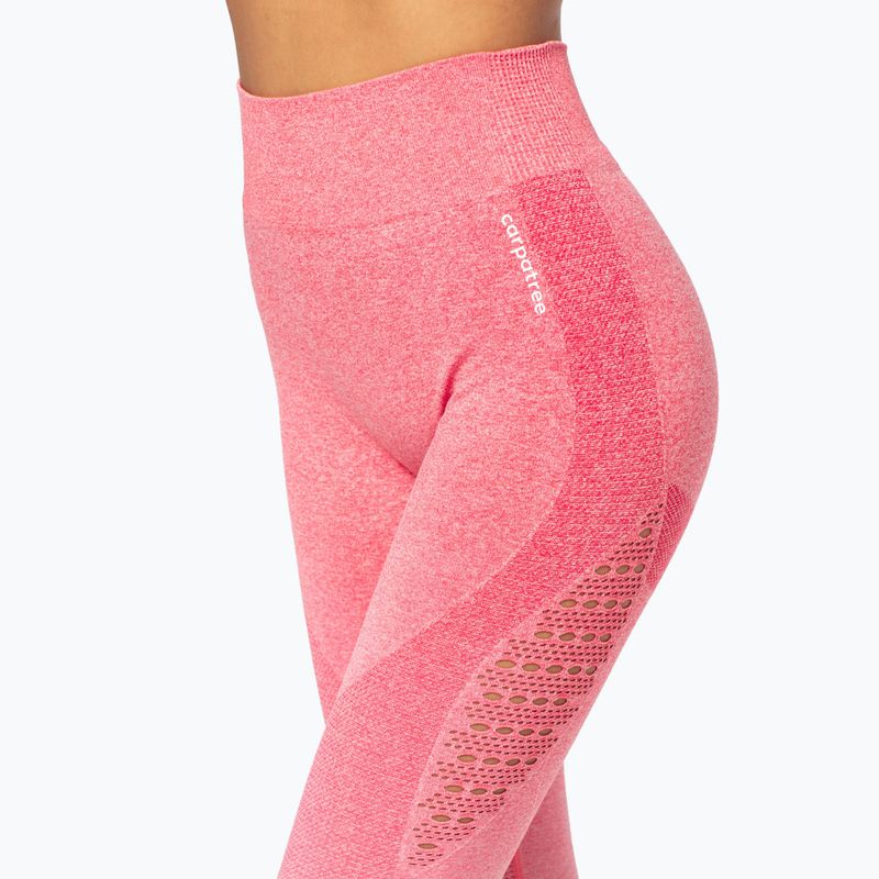 Damen Carpatree Phase Nahtlose Leggings rosa und weiß CP-PSL-PW 4