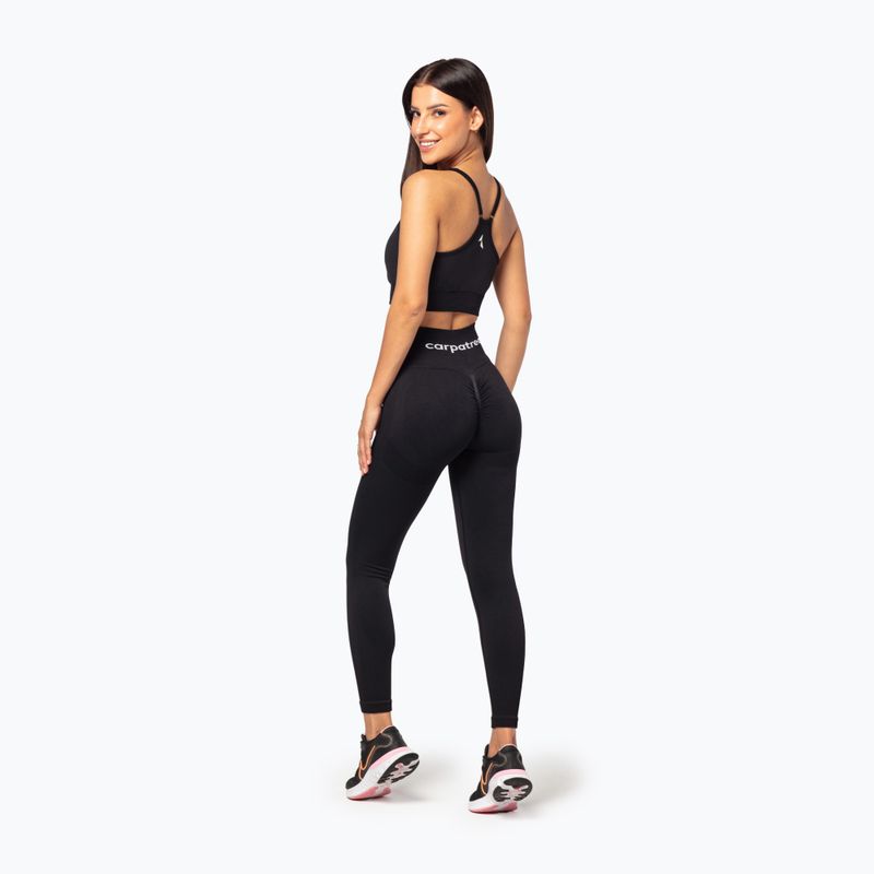 Carpatree Allure Nahtloser Fitness-BH schwarz 3