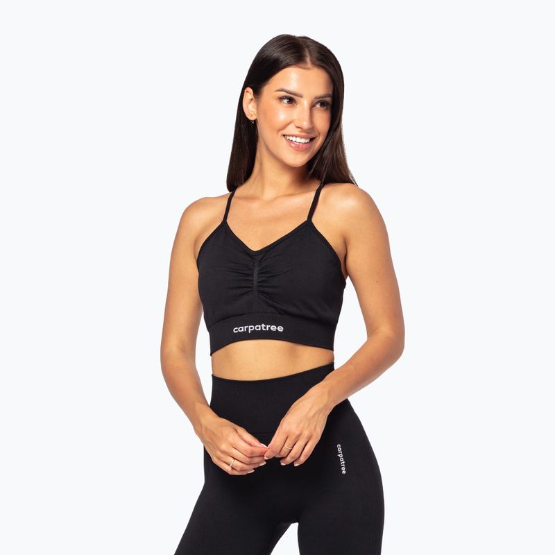 Carpatree Allure Nahtloser Fitness-BH schwarz 4